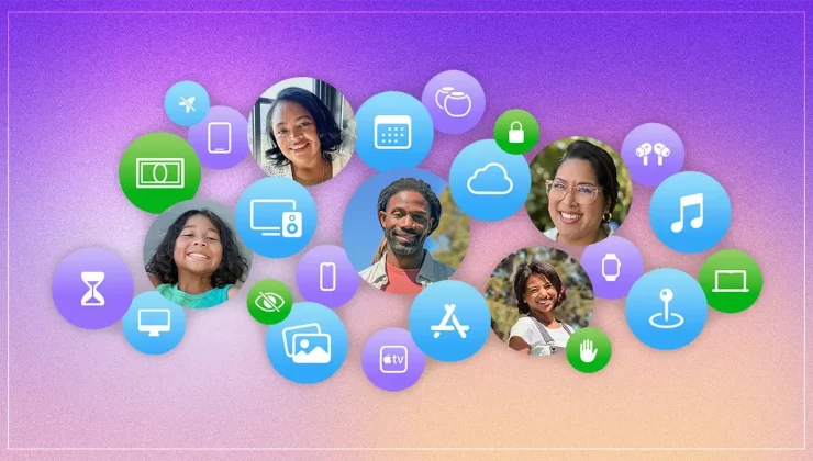 Apple aile üyesi silme
